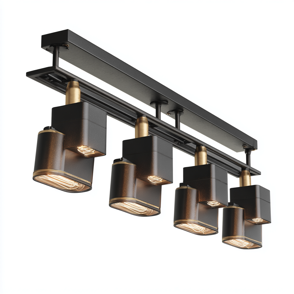 Plafonnier - Métal - 78X12X20 Cm - Noir-Or - Adapté Au Salon - Design Moderne-Nestlearo