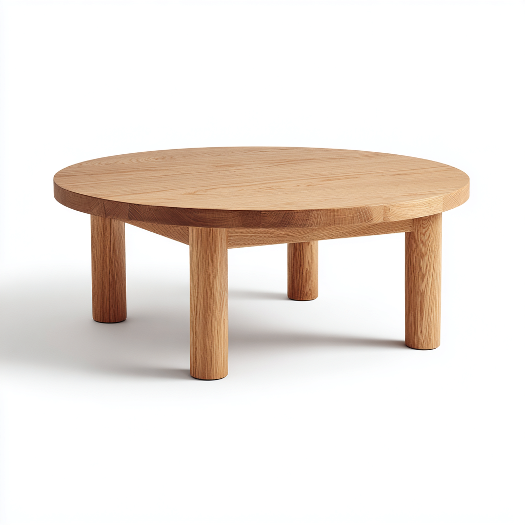 Table De Jardin Bois 80X80X38 Cm - Bois Naturel - Usage Extérieur - Style Moderne-Nestlearo