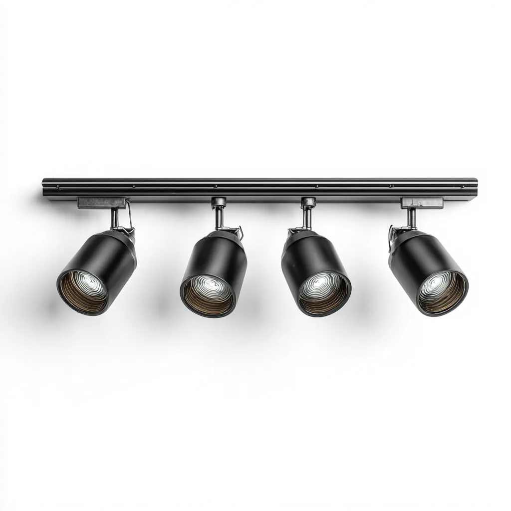 Plafonnier - Métal - 88X10X19 Cm - Noir - Adapté Au Salon - Design Moderne-Nestlearo