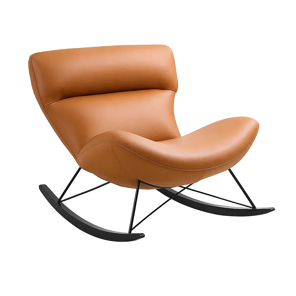 Mobilier de salon,Fauteuil à bascule - domolure