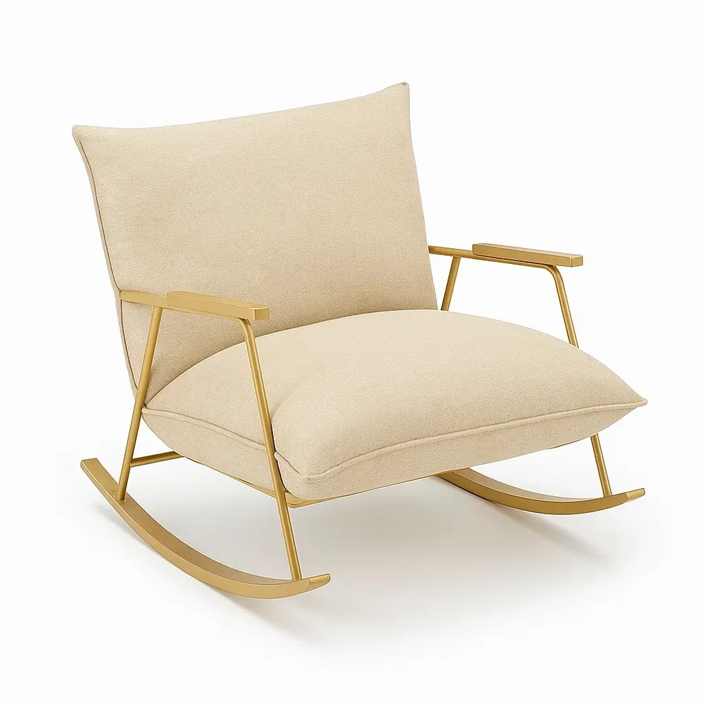 Mobilier de salon,Fauteuil à bascule - domolure