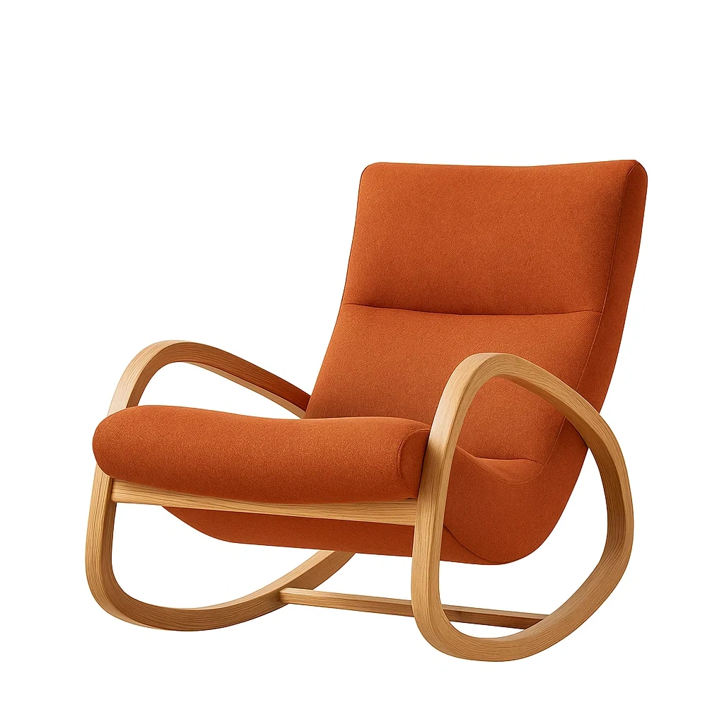 Mobilier de salon,Fauteuil à bascule - domolure