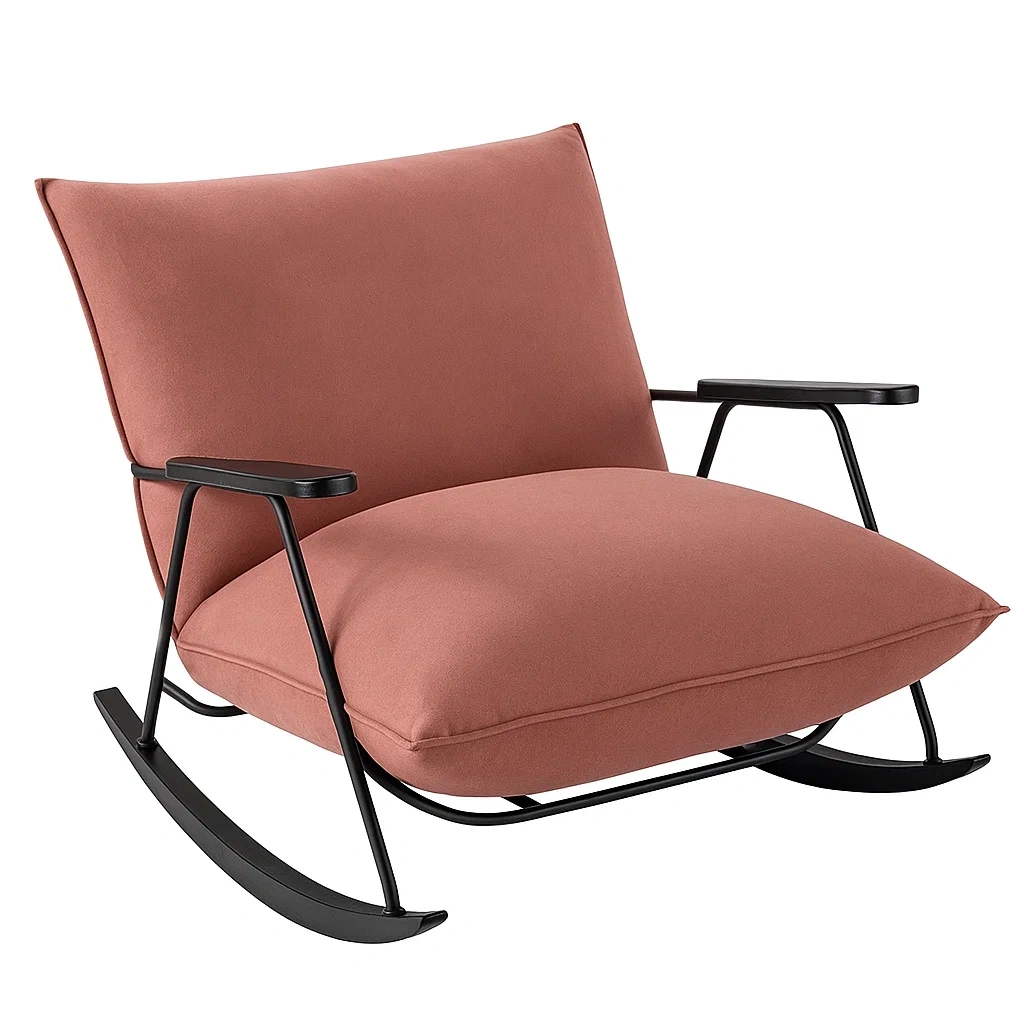 Mobilier de salon,Fauteuil à bascule - domolure