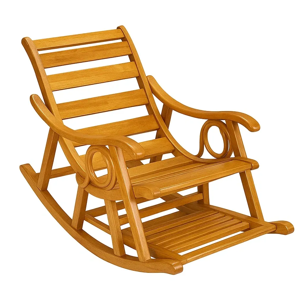 Mobilier de salon,Fauteuil à bascule - domolure