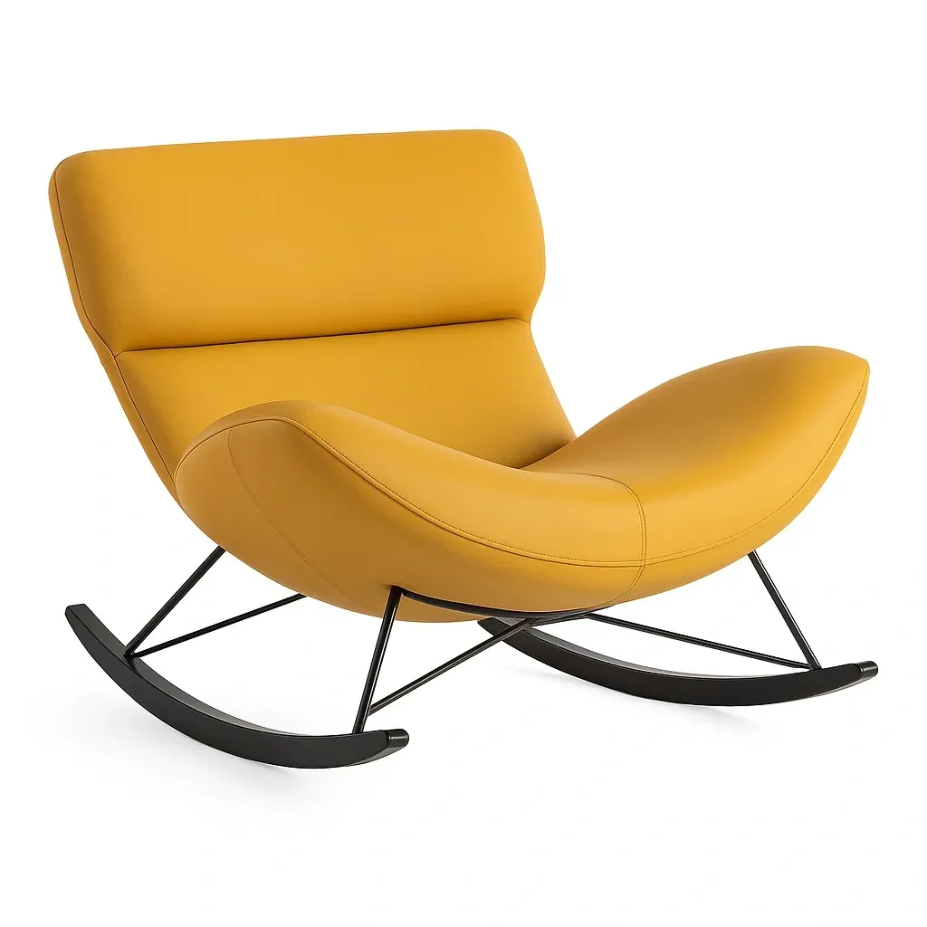 Mobilier de salon,Fauteuil à bascule - domolure