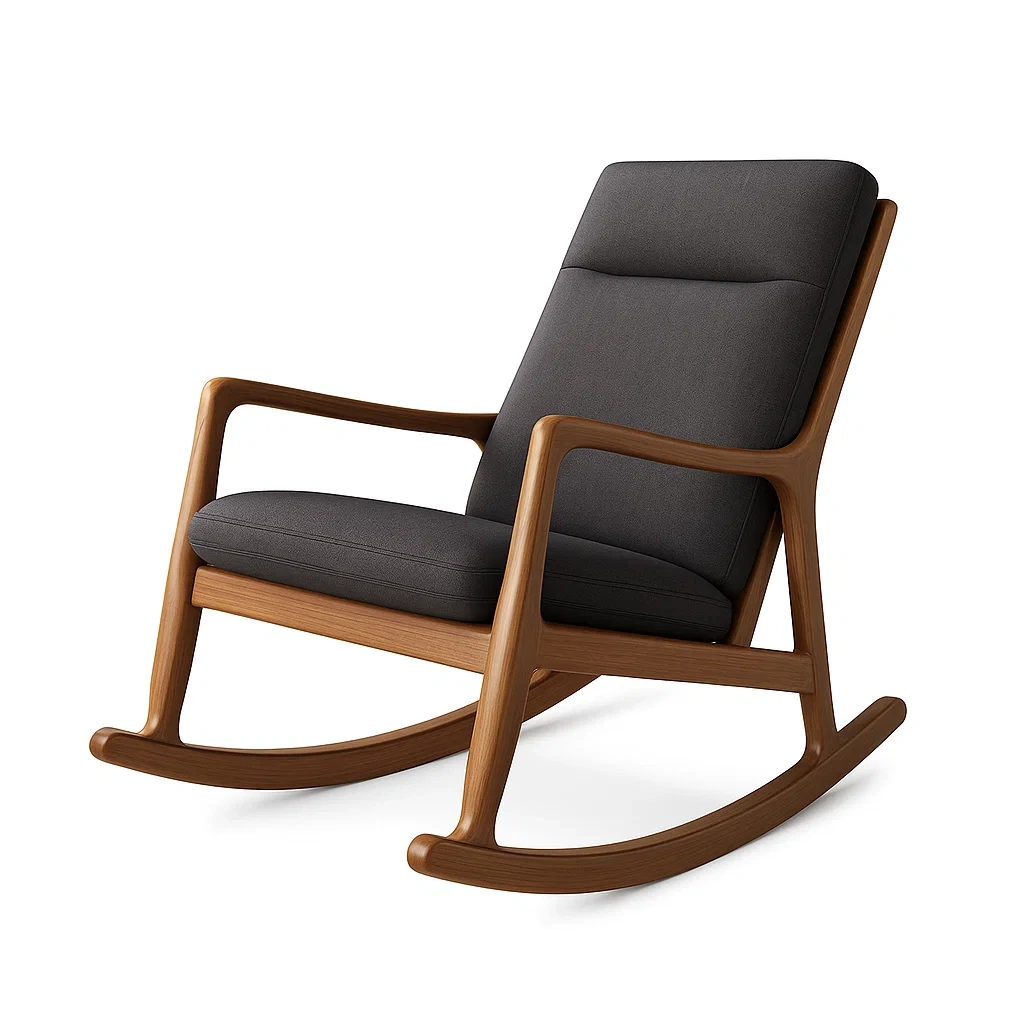 Mobilier de salon,Fauteuil à bascule - domolure