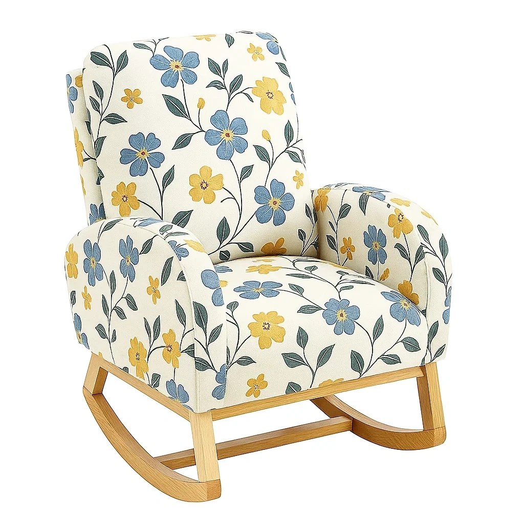 Mobilier de salon,Fauteuil à bascule - domolure