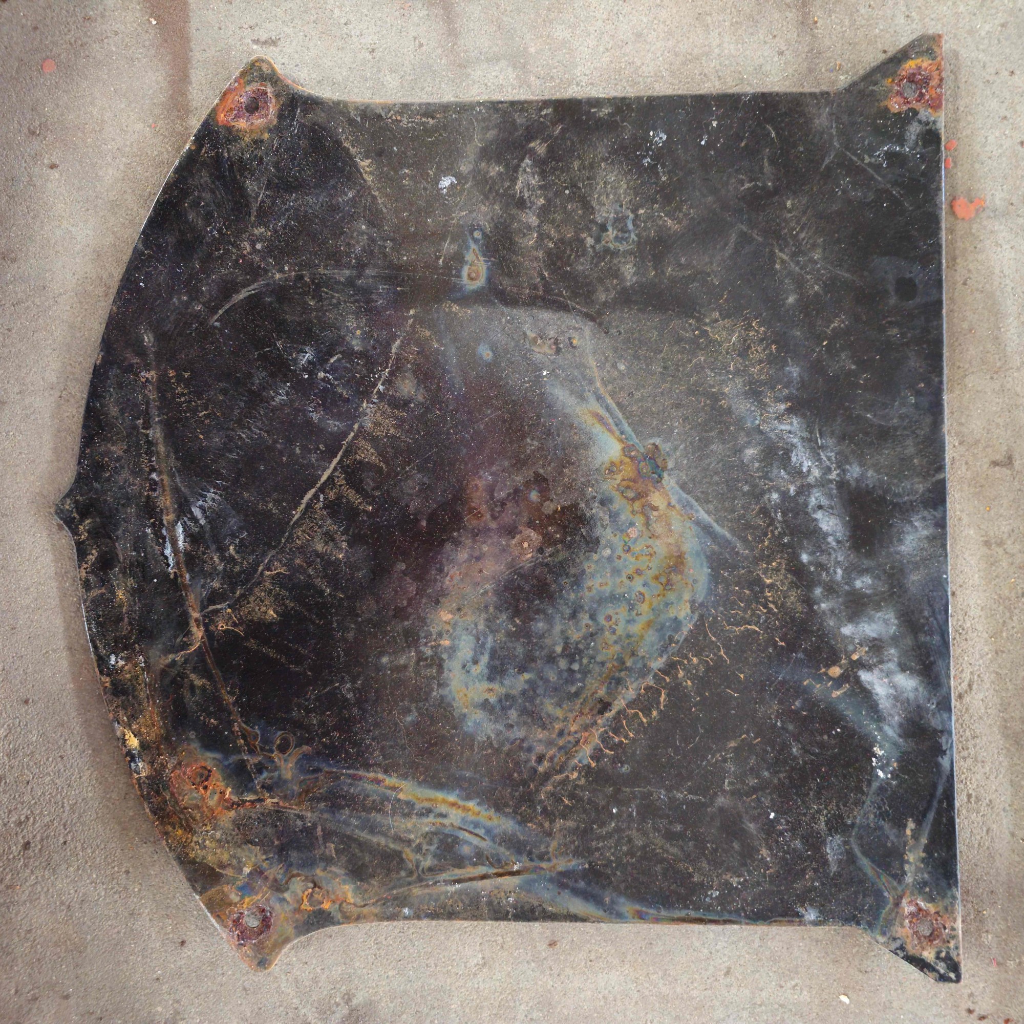 DIE CUT SERVICE MOBILOIL PEGASUS RED PORCELAIN SIGN