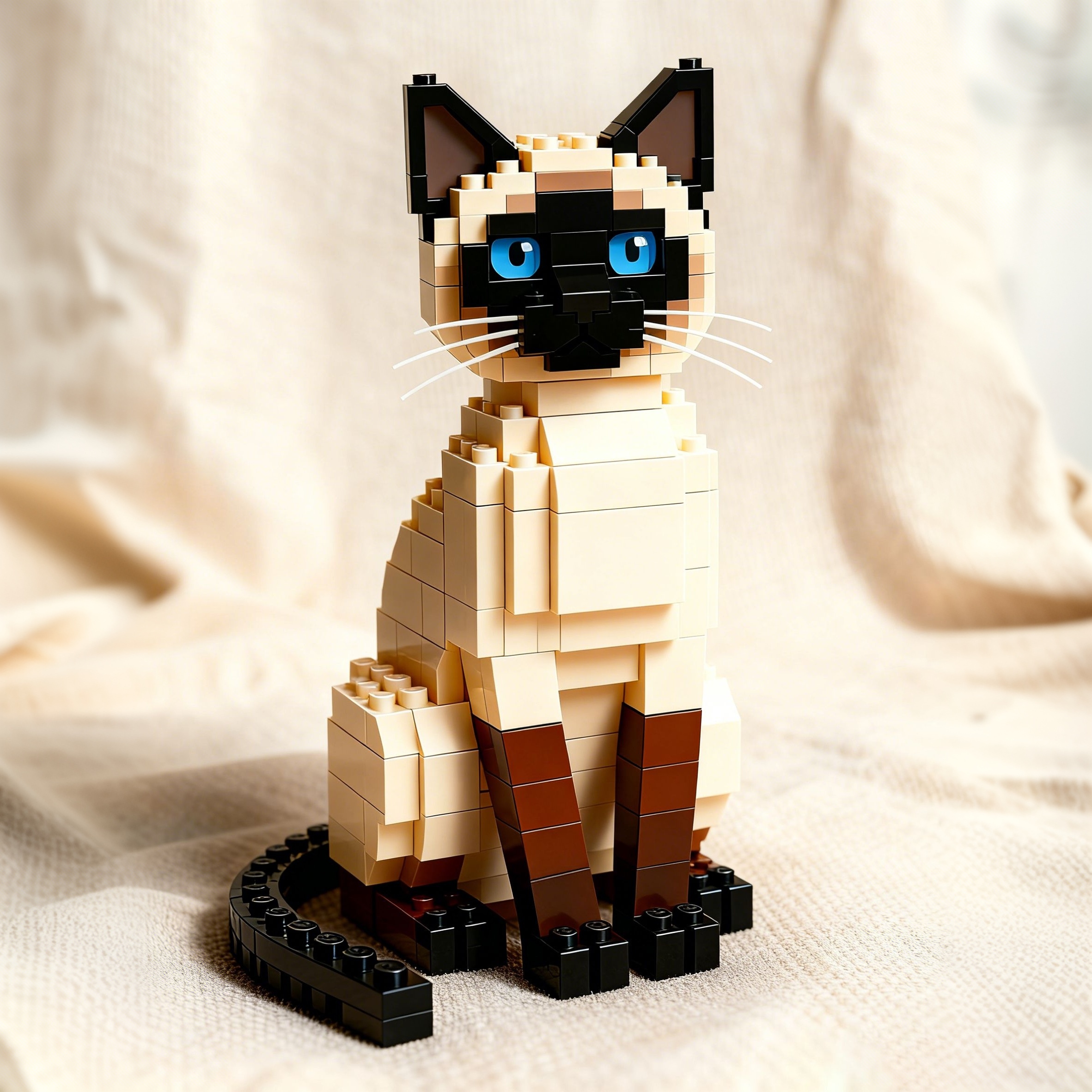 Brick Cats – Siamese Cat Building Kit