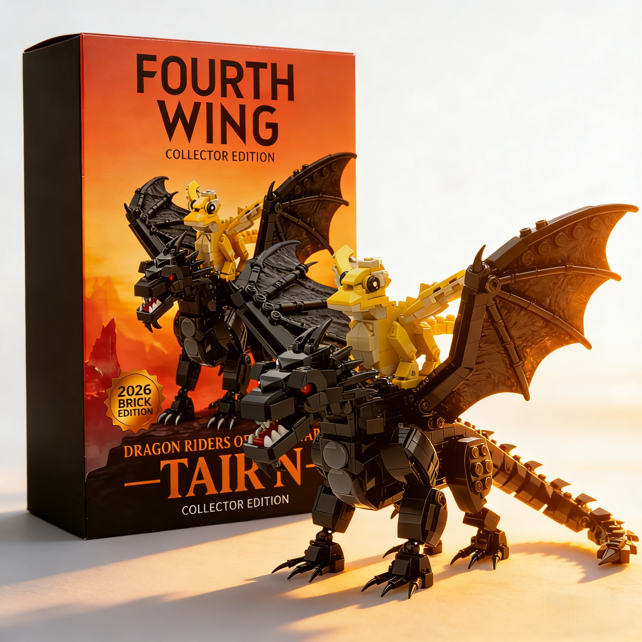 Fourth Wing: Tairn & Andarna Dual Dragon Collector Brick Edition