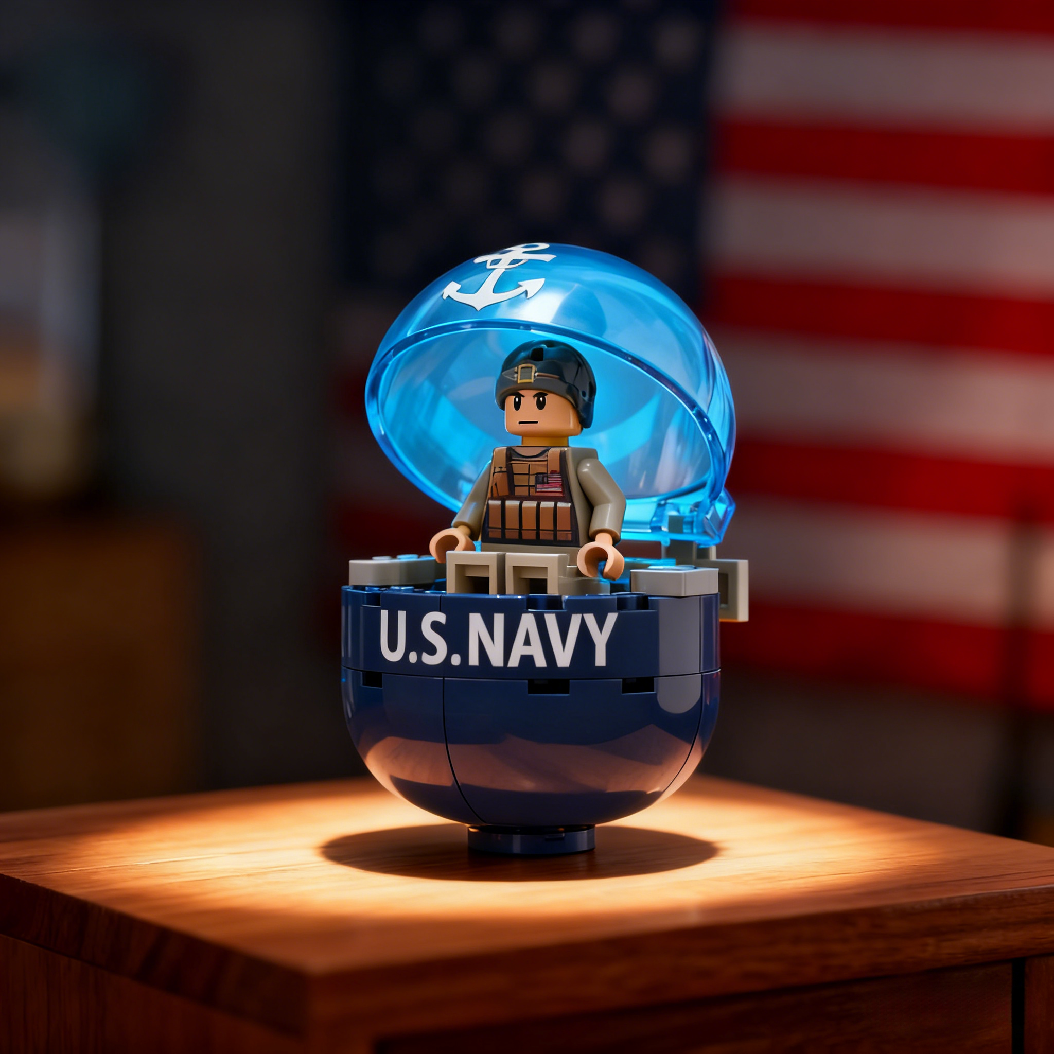 U.S. Military 250th Anniversary Commemorative Building Block Set - 100% Made in the USA