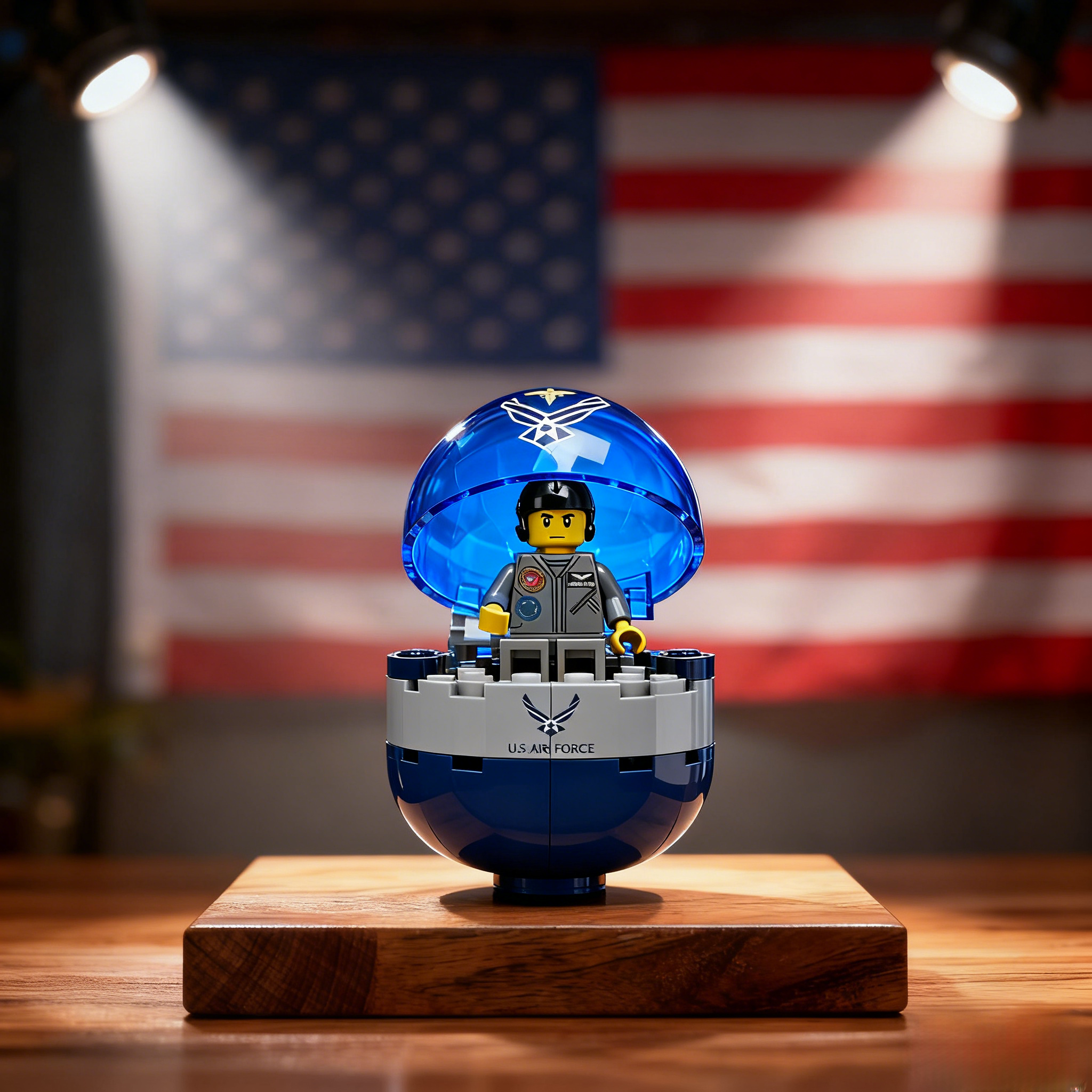 U.S. Military 250th Anniversary Commemorative Building Block Set - 100% Made in the USA