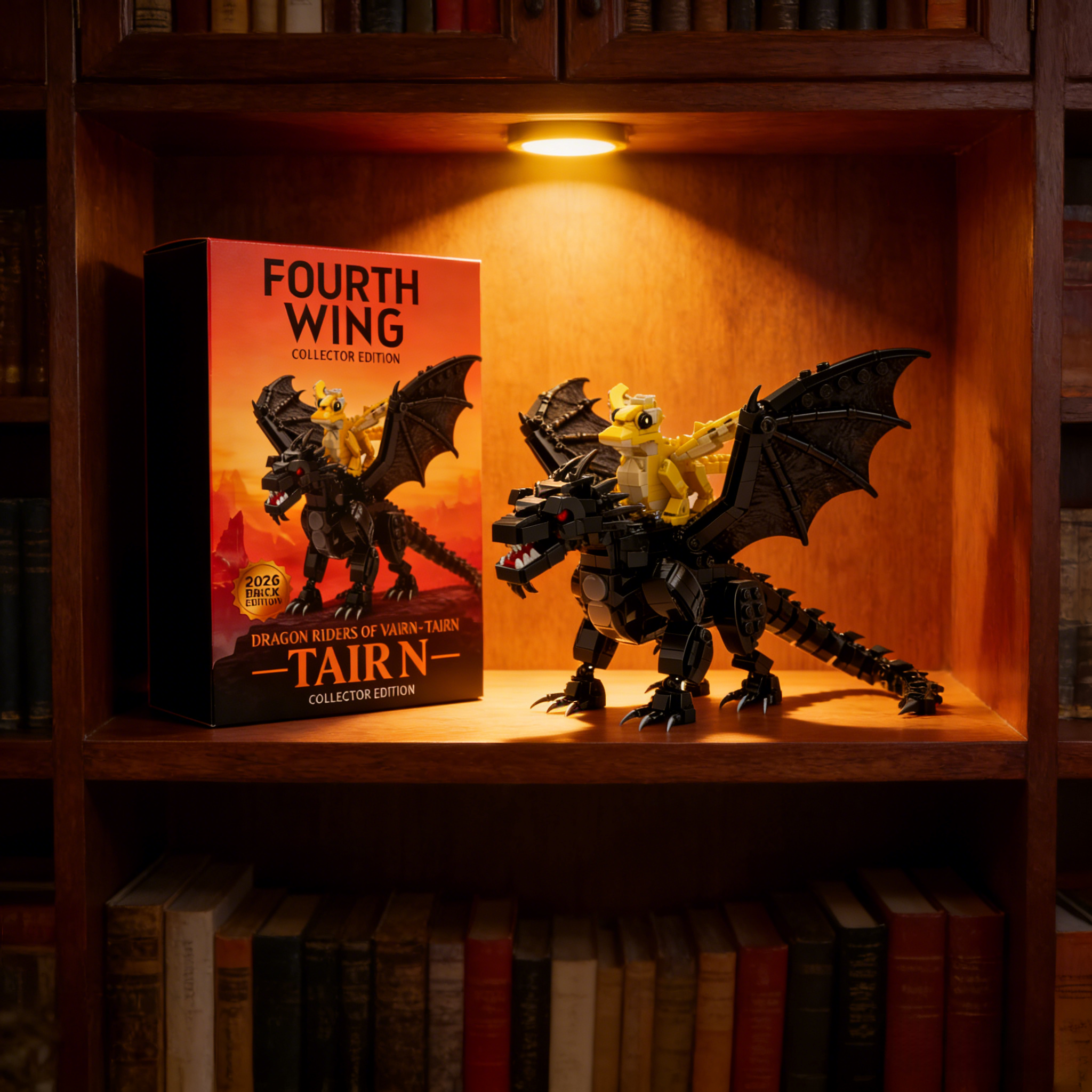 Fourth Wing: Tairn & Andarna Dual Dragon Collector Brick Edition