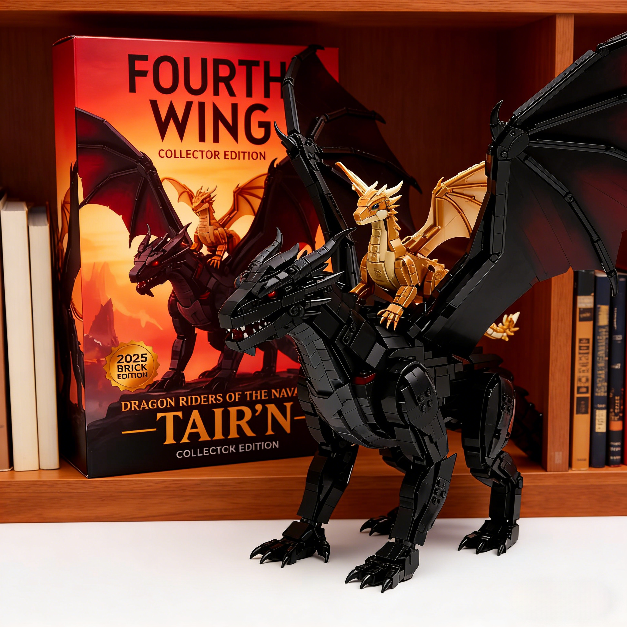 Fourth Wing: Tairn & Andarna Dual Dragon Collector Brick Edition