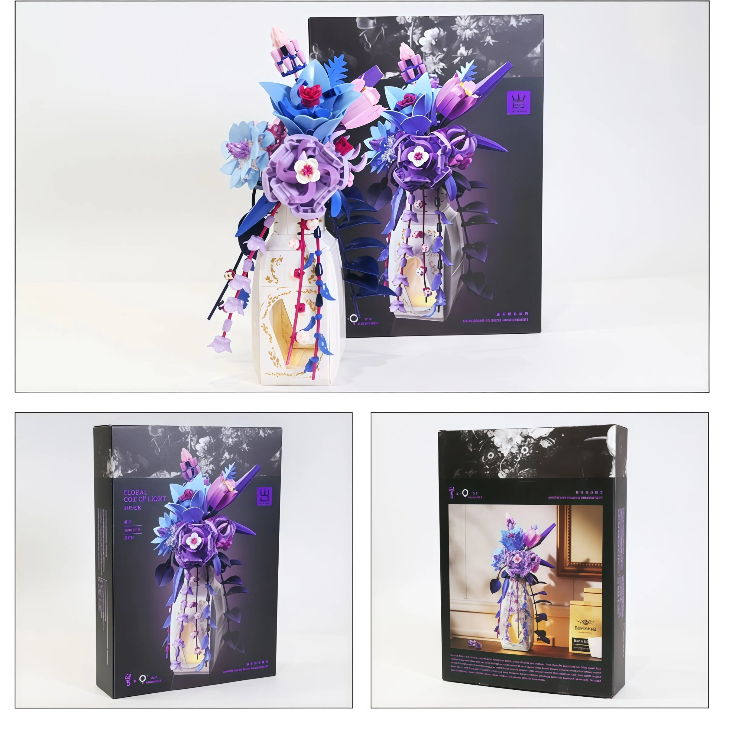 Luminous Floral Vase Building Set💐