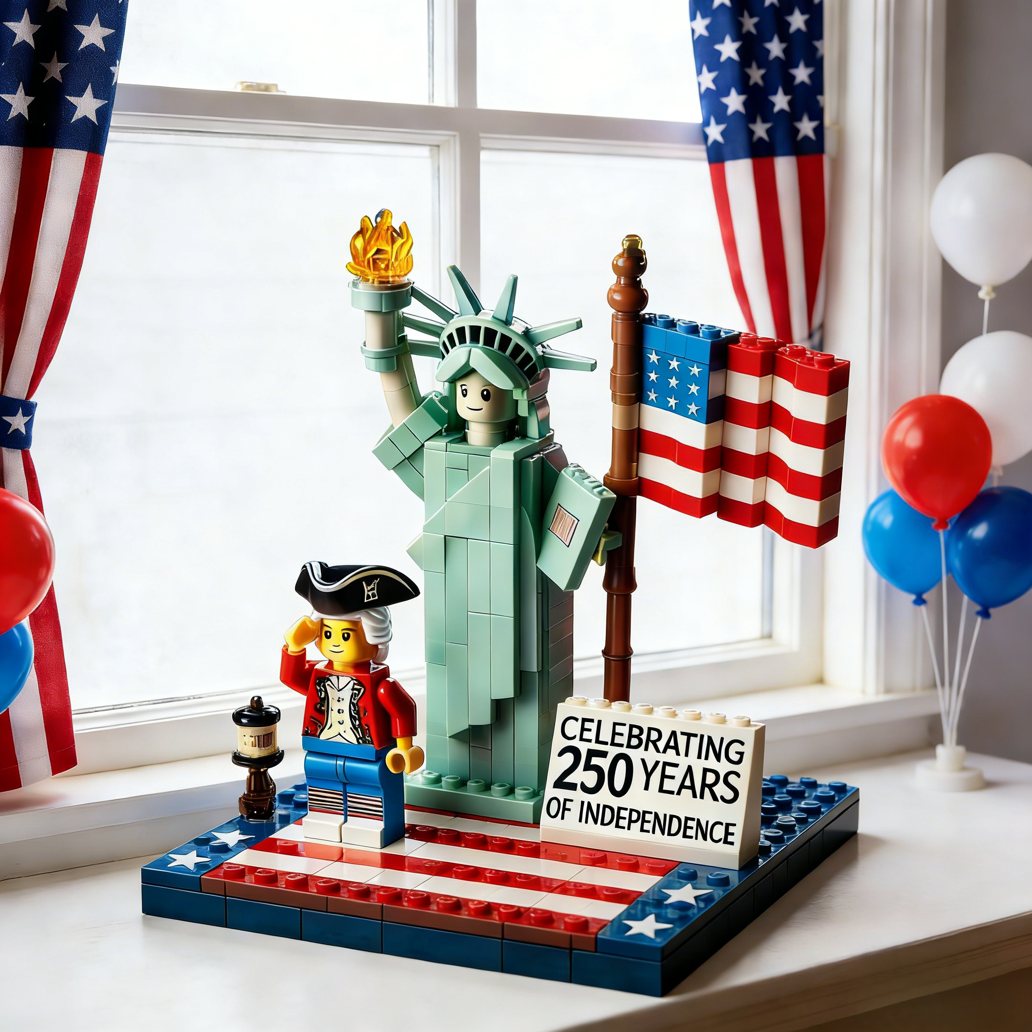 🗽（1776-2026）US 250th Anniversary Building Blocks