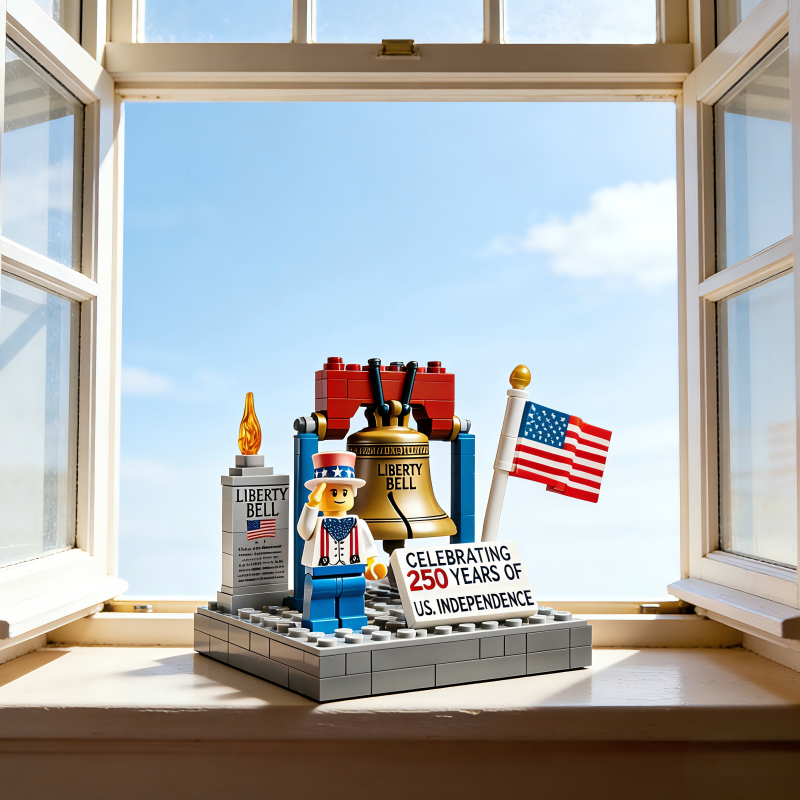 🗽（1776-2026）US 250th Anniversary Building Blocks