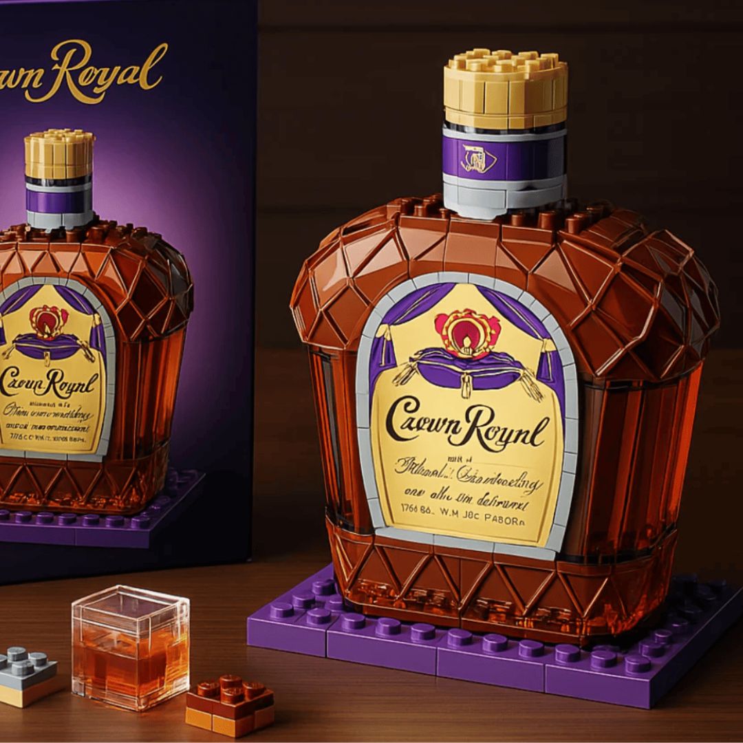 Iconic Whiskey Bottle Building Block Set🍻