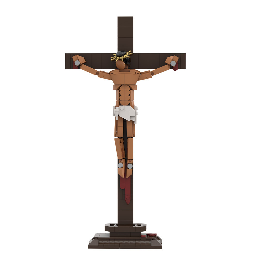 Jesus Crucifix Building Set – Faith & Redemption Cross✝️