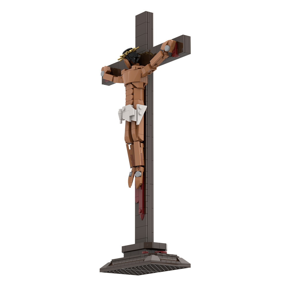 Jesus Crucifix Building Set – Faith & Redemption Cross✝️