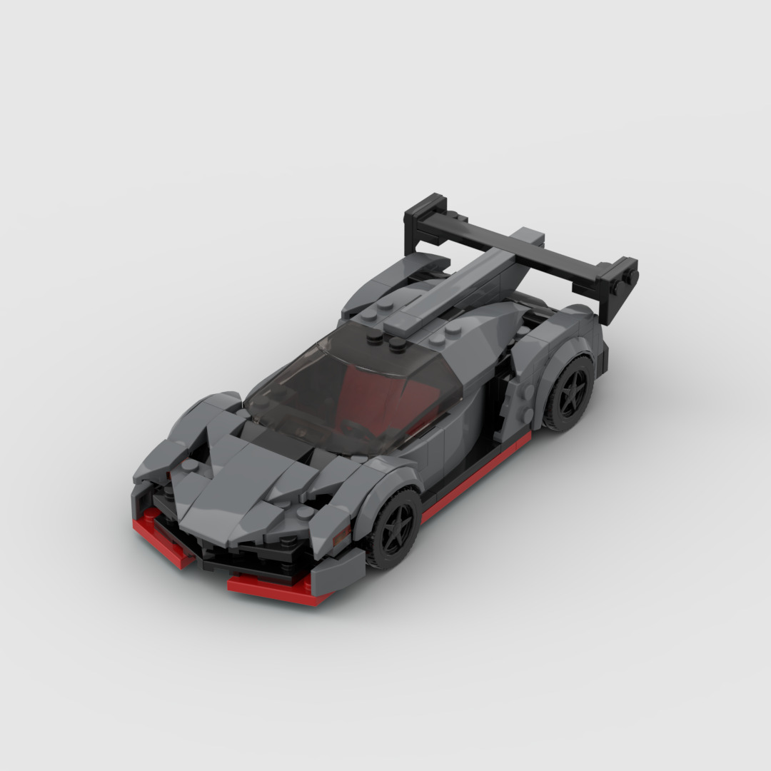 Brick Cars-Grey RS Turbo-brick-bond