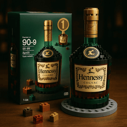 Iconic Whiskey Bottle Building Block Set🍻