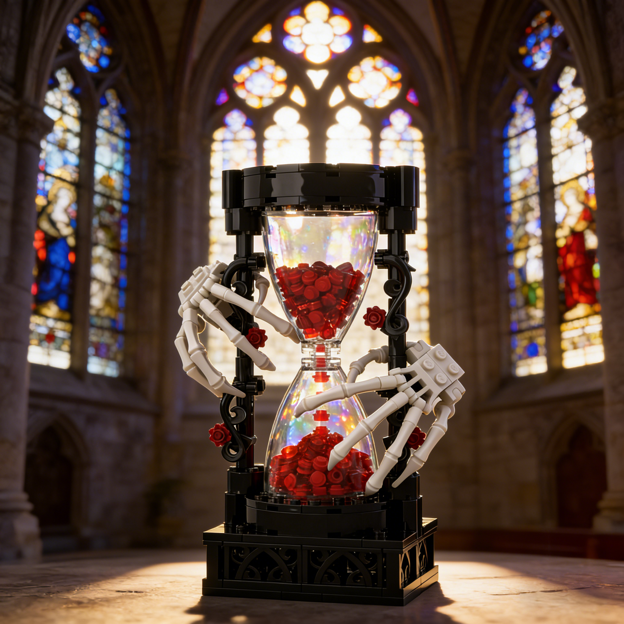 ⏳Hourglass of Bound Love · Gothic Collector Piece