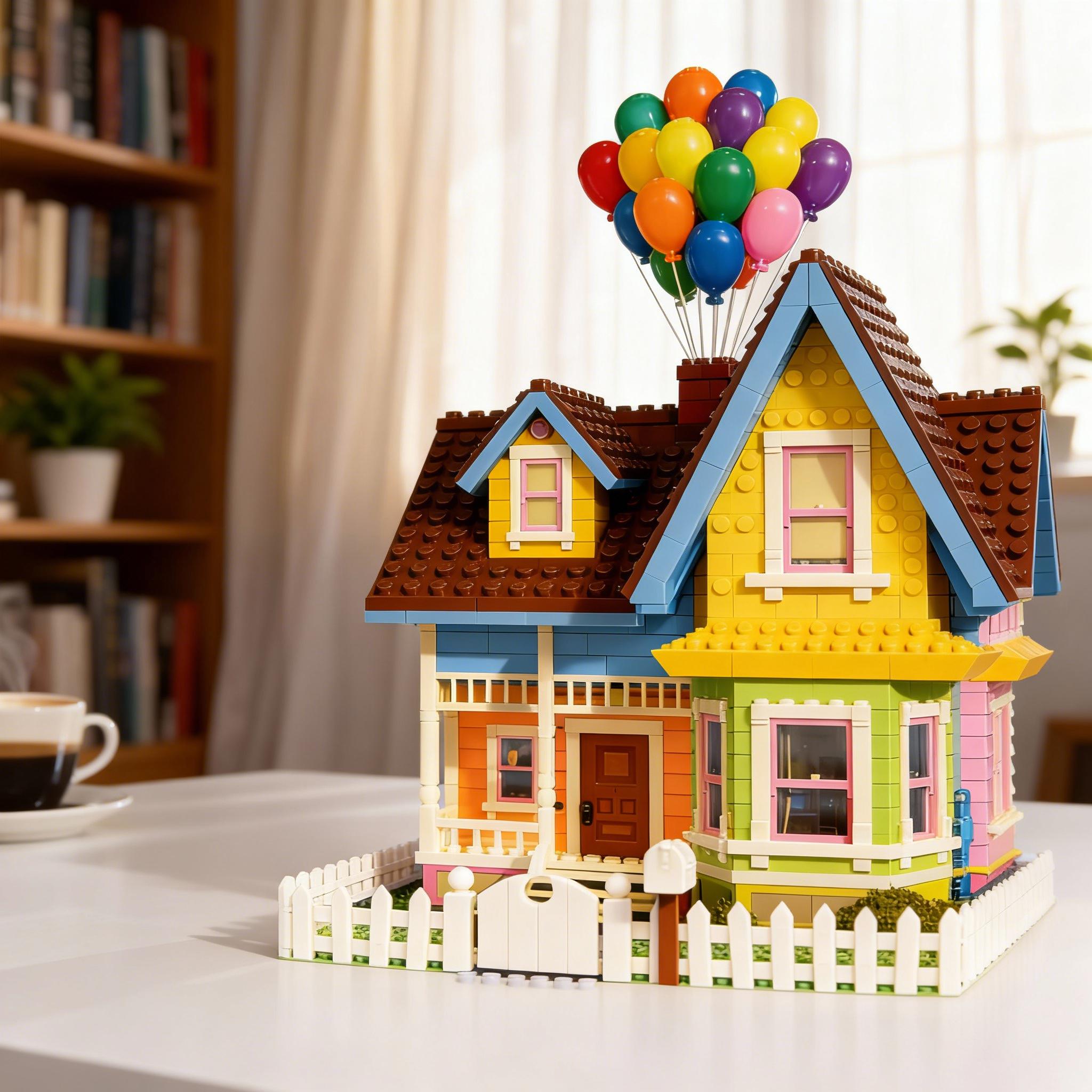 🎈🏠 Dream Balloon House Collector Brick Display Set