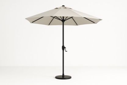 Parasol de Jardin en Aluminium et Polyester Beige 300cm