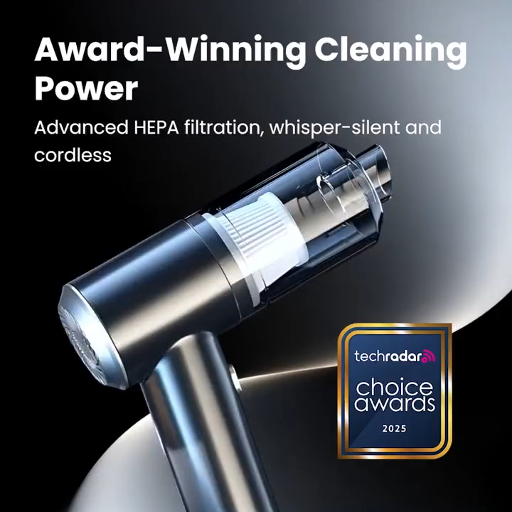 Small but Mighty: Handheld Vacuum that Sweeps the House Clean