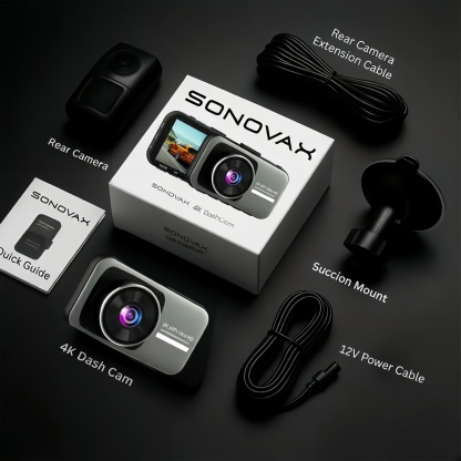 SonoVax - 4K Full HD Smart Dash Cam