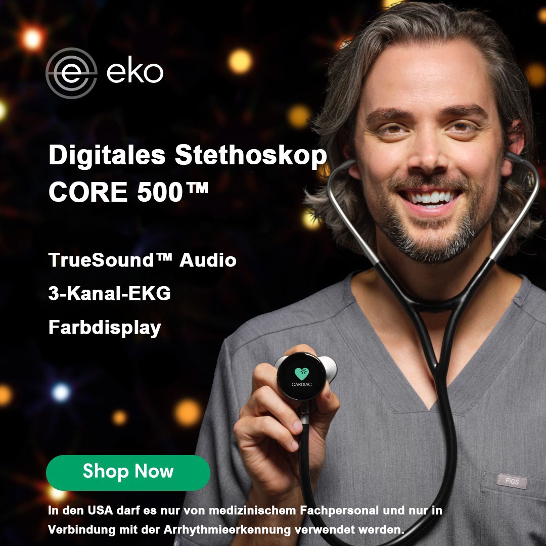 Eko CORE 500™ Stethoskop mit Digitalanzeige