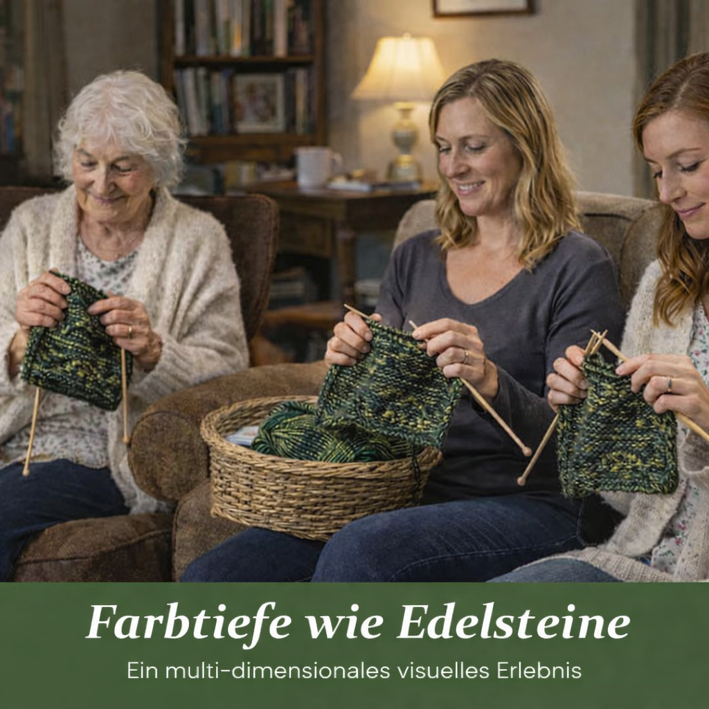 🧶Aran Wool ‘Firefly’ Iridescent Shimmer Yarn: A Touch of Magic in Every Stitch💫