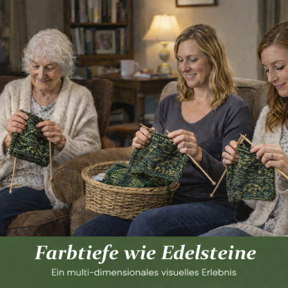 🧶Aran Wool ‘Firefly’ Iridescent Shimmer Yarn: A Touch of Magic in Every Stitch💫