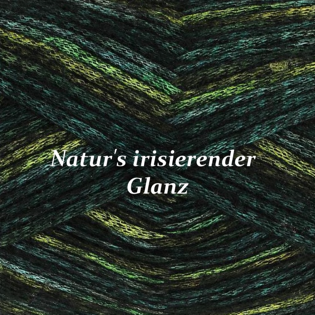 🧶Aran Wool ‘Firefly’ Iridescent Shimmer Yarn: A Touch of Magic in Every Stitch💫