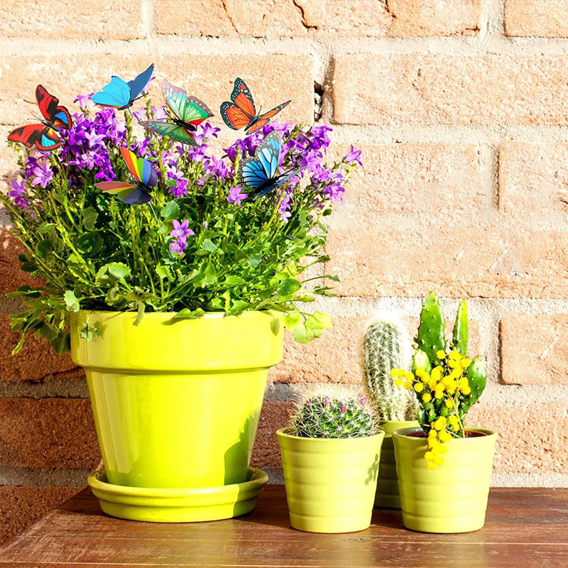 50 PCS - Simulated Butterfly Fluttering in The Wind