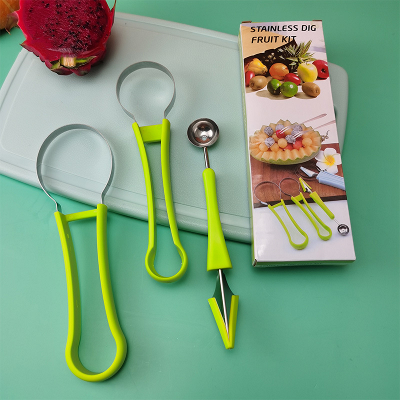 4 in 1 Stainless Steel Fruit Tool Set