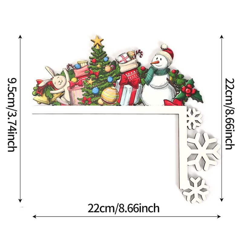 Snowman Door Corner Decor