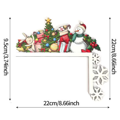 Snowman Door Corner Decor