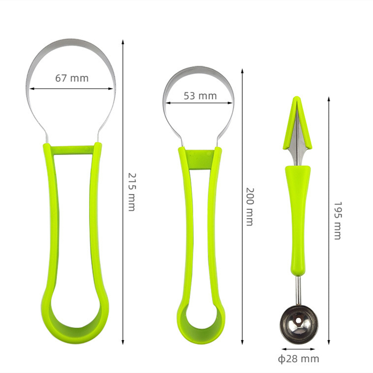 4 in 1 Stainless Steel Fruit Tool Set