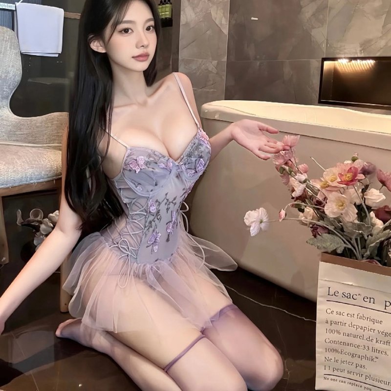 Passionate Lace Sheer Set