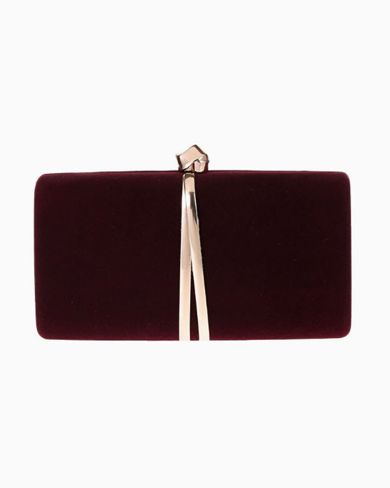 Hard-Case Mini Square Bag — Evening Clutch, Shoulder, and Crossbody Bag