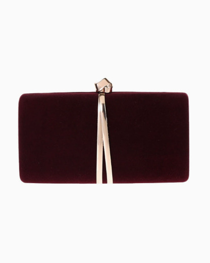 Hard-Case Mini Square Bag — Evening Clutch, Shoulder, and Crossbody Bag