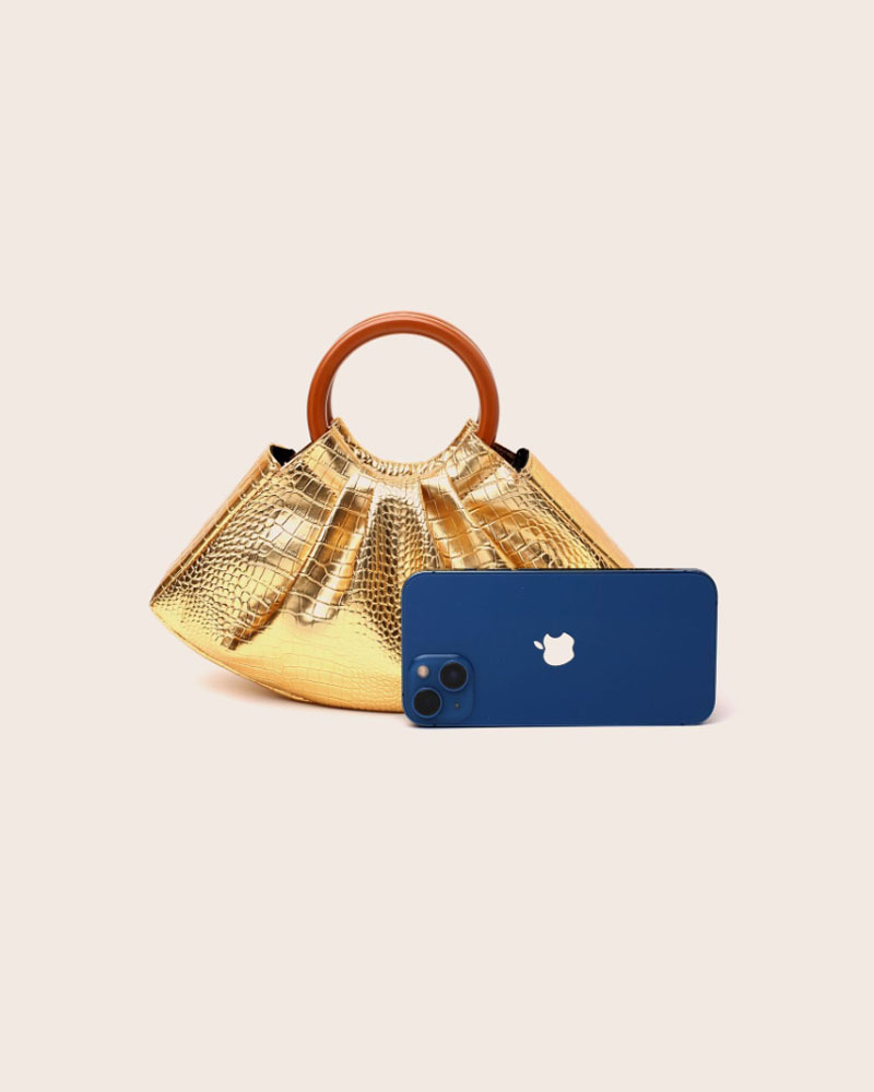 Stylish Pleated Handbag — "Cloud" Bag / Evening Clutch for Women