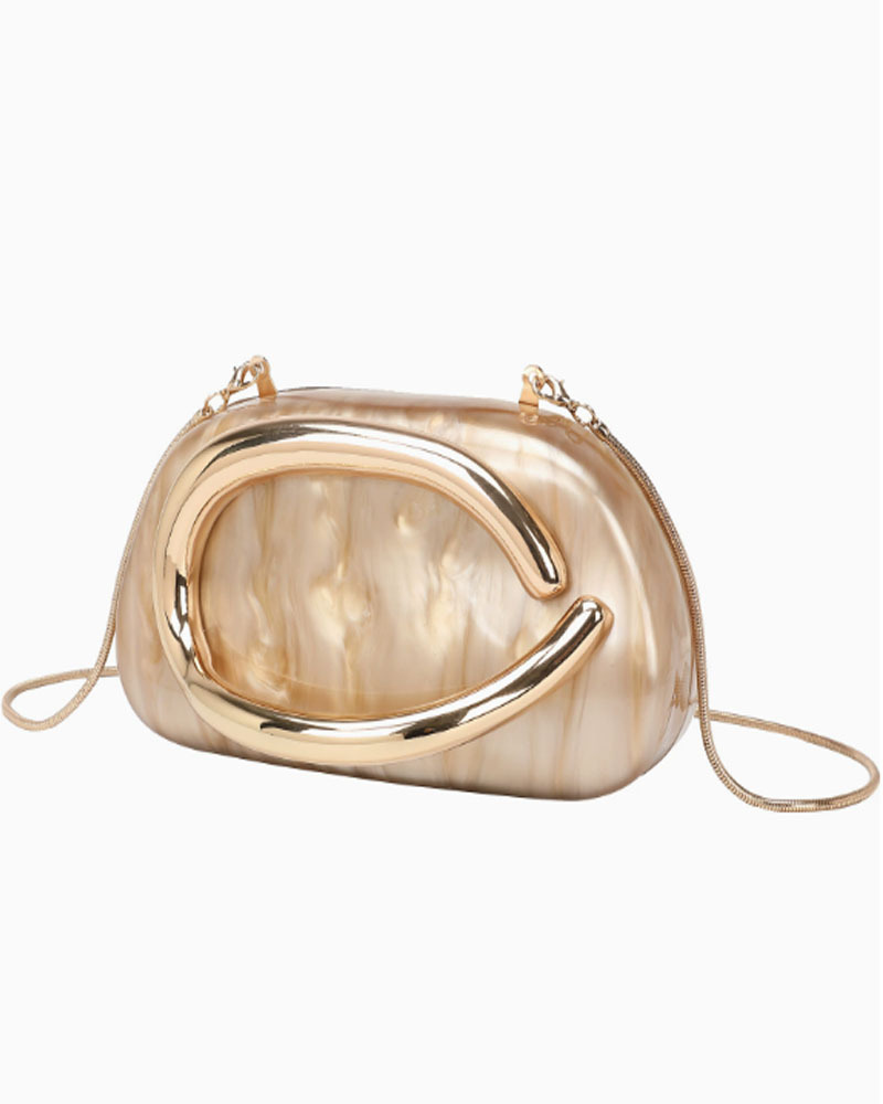 Round Clutch Evening Bag (Mini)