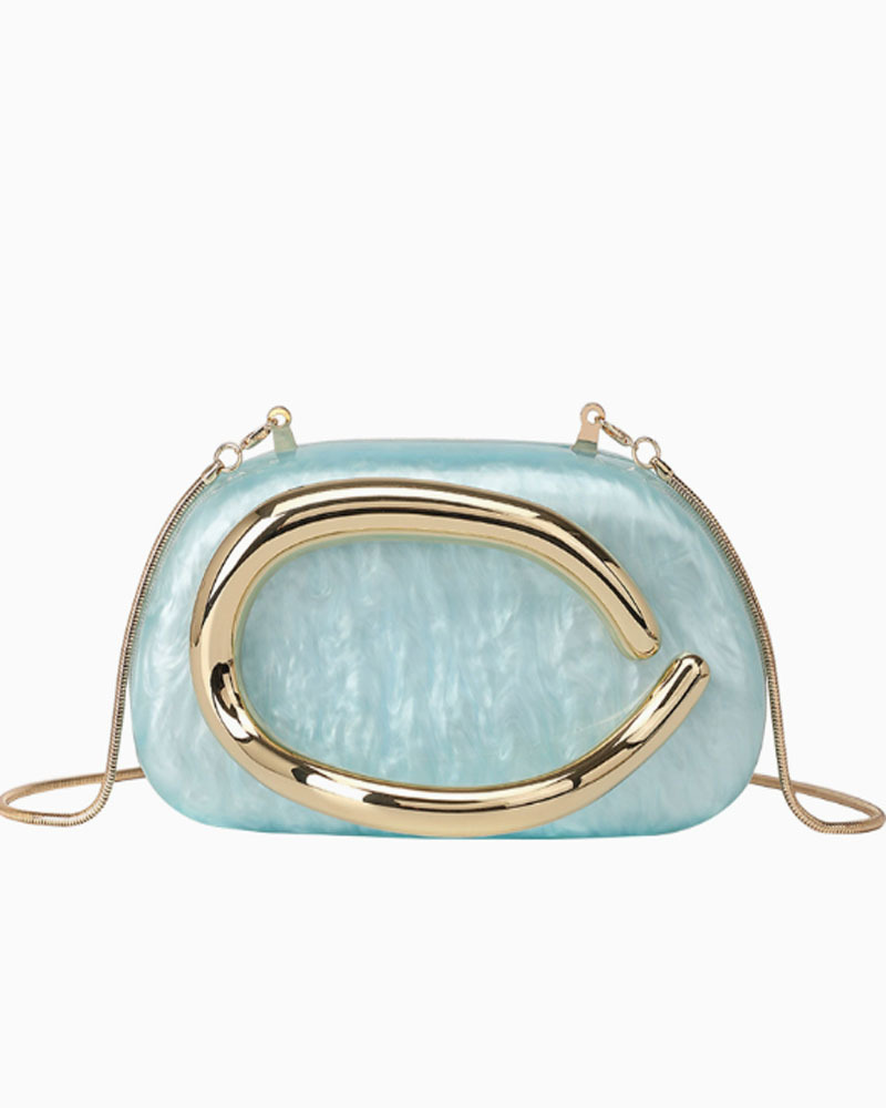 Round Clutch Evening Bag (Mini)