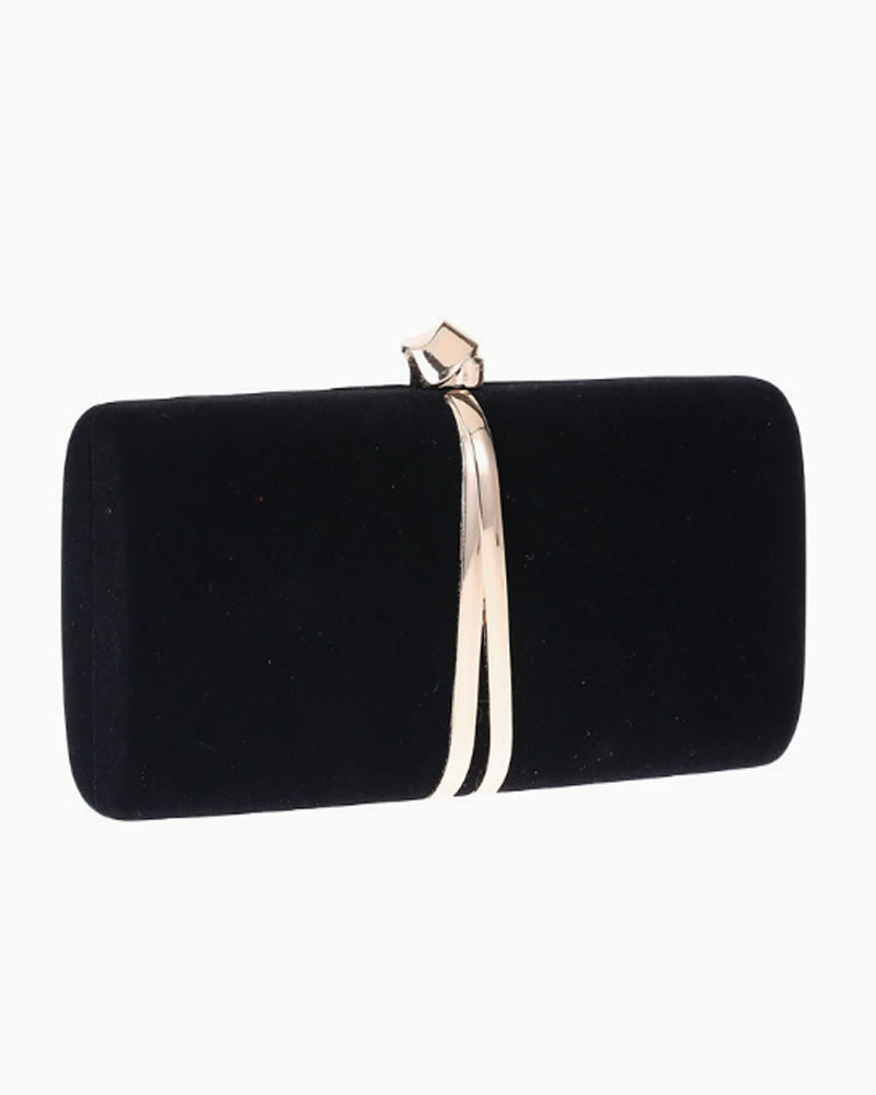 Hard-Case Mini Square Bag — Evening Clutch, Shoulder, and Crossbody Bag