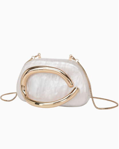 Round Clutch Evening Bag (Mini)