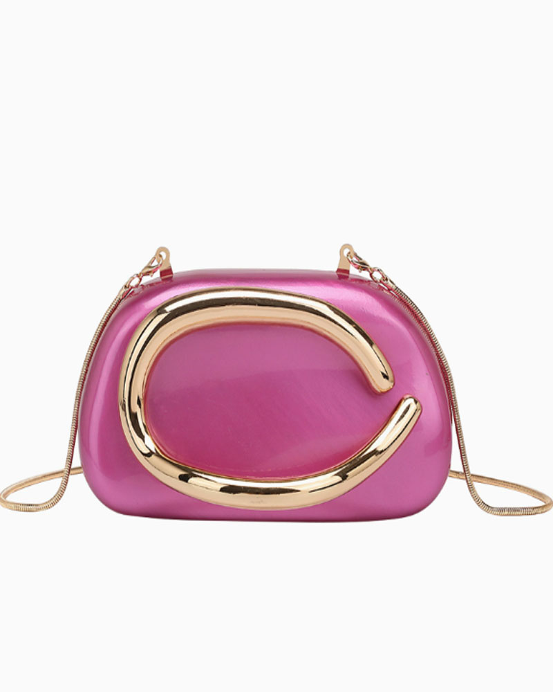 Round Clutch Evening Bag (Mini)