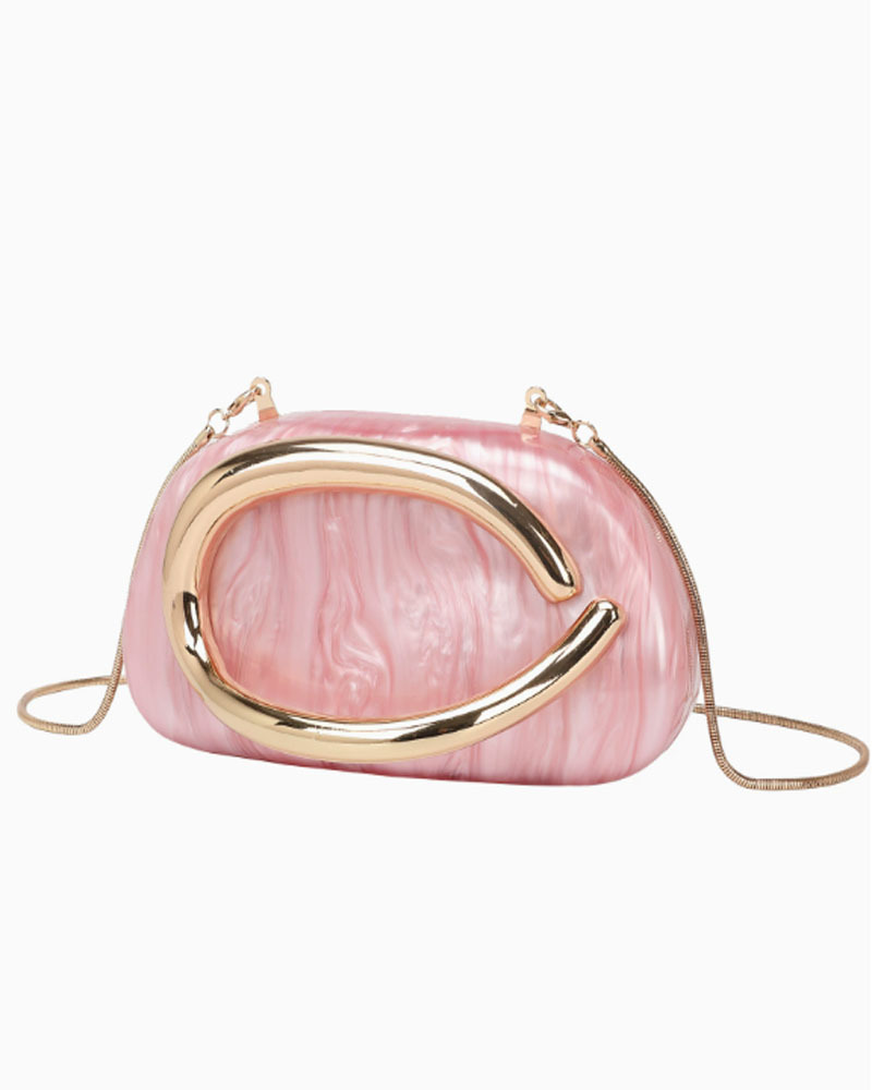 Round Clutch Evening Bag (Mini)